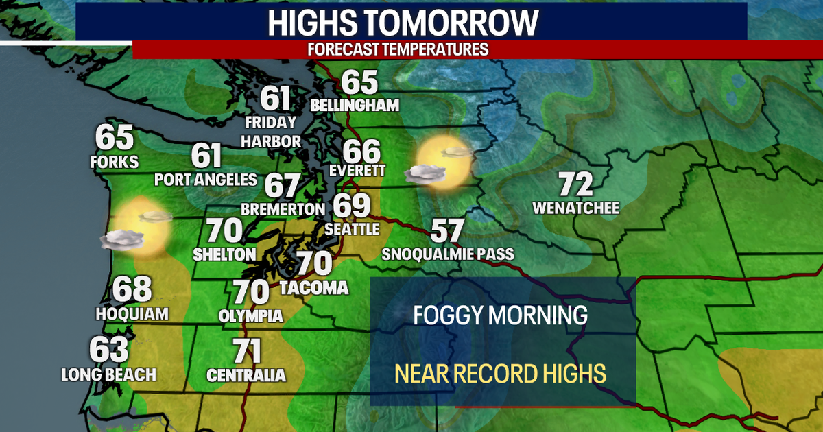 Sunshine and record warmth expected Tuesday | FOX 13 Seattle