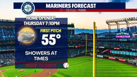 Seattle weather: Cooler, calmer Mariners Opening Day forecast