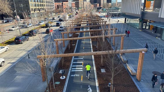 Seattle's new protected waterfront bike lanes debut Saturday