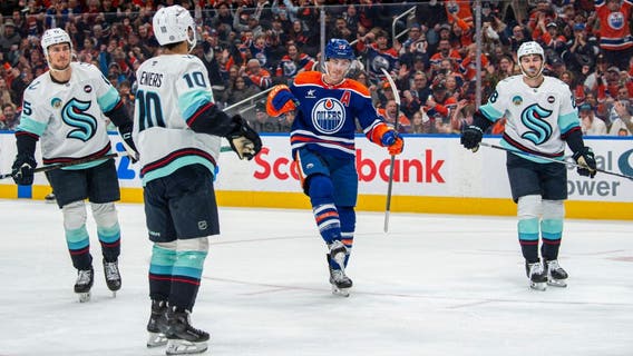 Ryan Nugent-Hopkins hat trick carries Oilers to 5-4 win over Seattle Kraken