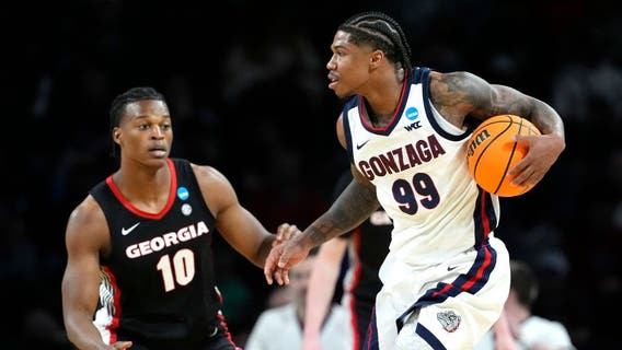Khalif Battle scores 24 as Gonzaga beats Georgia 89-68 in NCAA Tournament first round