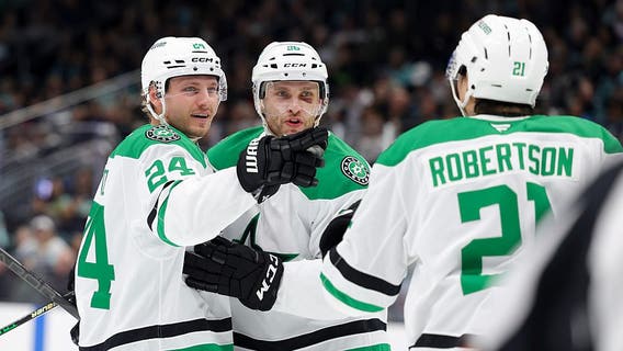 Five unanswered goals carry Stars to 5-1 win over Seattle Kraken