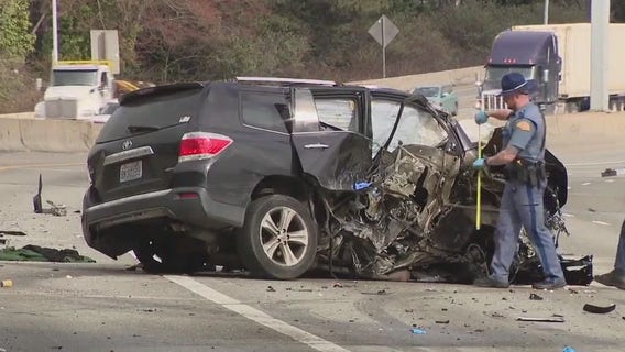 Man with 35 traffic infractions charged in deadly overpass crash in Tukwila, WA