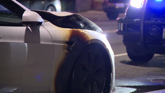 Seattle police investigate burned Tesla as possible vandalism in Capitol Hill