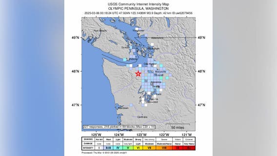 3.9 magnitude earthquake strikes near Port Angeles, WA
