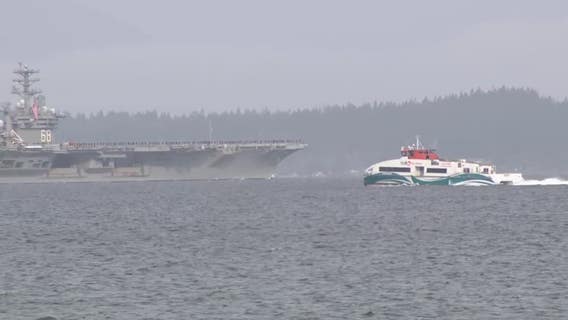 USS Nimitz departs Bremerton, WA, for likely last deployment