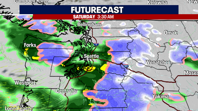 Seattle weather: Weekend rain and mountain snow returns