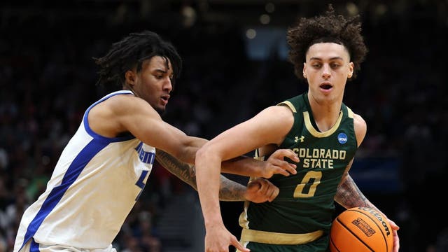 Kyan Evans leads Colorado State to 78-70 upset of 5-seed Memphis