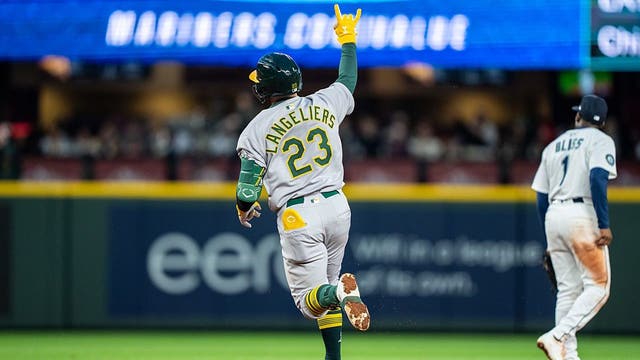 Shea Langeliers homer leads Athletics to 4-2 win over Seattle Mariners