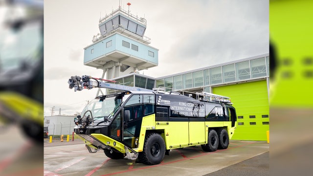 WA's King County International Airport unveils hybrid fire truck