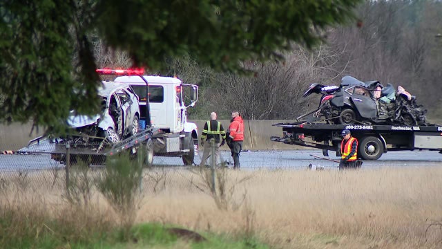 Three dead in wrong-way crash on I-5 in Thurston County, WA