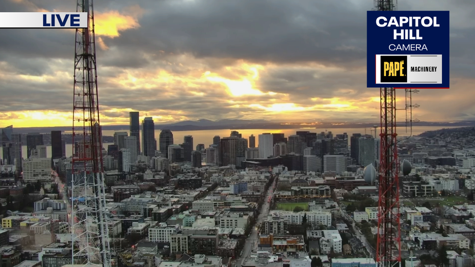 A look at Monday night's sunset.