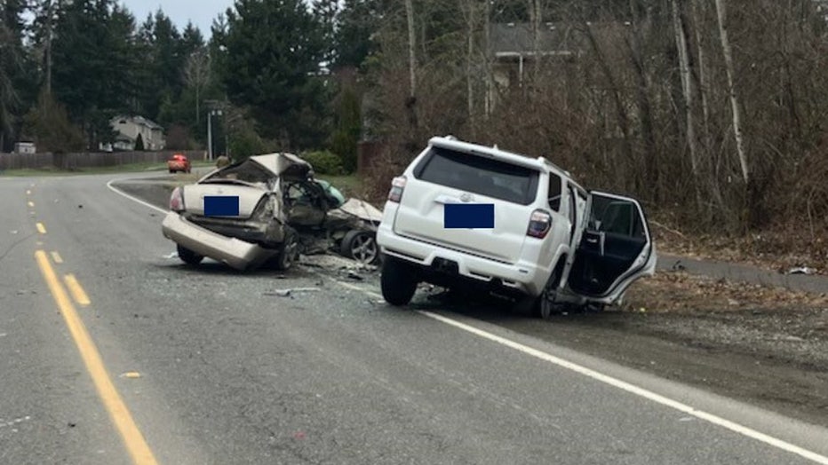 Deputies are investigating a deadly crash in Pierce County that witnesses say was caused by a driver passing a school bus Tuesday morning. At 8:37 a.m., the Pierce County Sheriff's Department (PCSD) shared a photo of the scene on social media, asking drivers to avoid the area and use alternative routes. According to the PCSD, the crash occurred near the corner of 122nd Avenue East and 170th Street East in South Hill. One driver was killed in the crash, and others were taken to nearby hospitals for treatment. A witness told deputies that the driver passed a school bus before causing the crash. Deputies said 122nd Avenue East would be closed for several hours as they investigate. This is a developing story. Check back for updates.