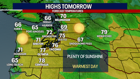 Seattle weather: Warmest temperatures of the season so far expected Thursday