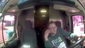 Man caught on dash cam stealing delivery van in Brier, WA