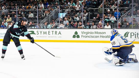 Seattle Kraken win 4-3 in seven-round shootout over Blues