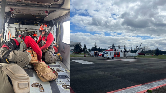 Army soldier airlifted after 100-foot fall near WA's Mount Rainier