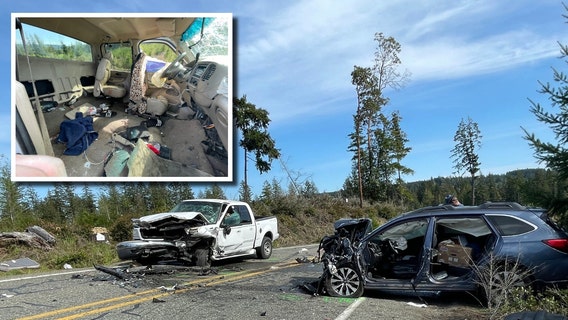 Several people airlifted after multi-car crash in Mason County, WA