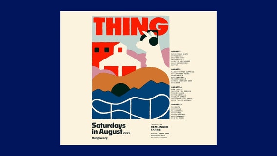 New structure for 2025 THING Festival in Carnation, WA