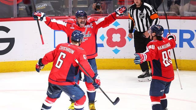 Alex Ovechkin ties Wayne Gretzky for most goals in NHL history