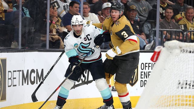 Adin Hill stops 24 shots as Golden Knights beat Seattle Kraken 2-1