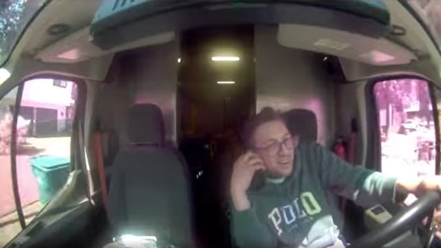 Man caught on dash cam stealing delivery van in Brier, WA