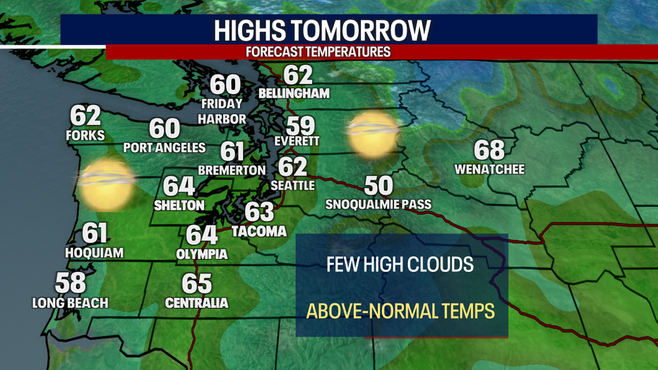 Tomorrow's Highs