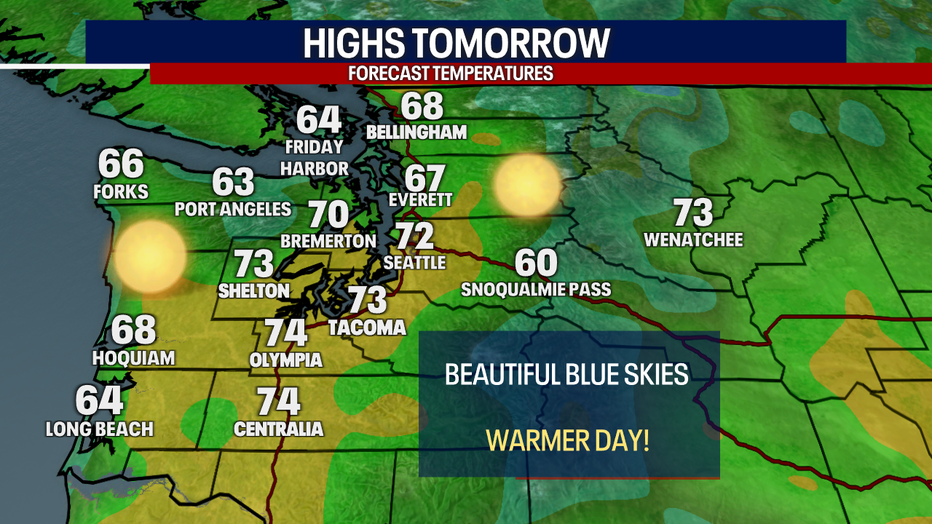Tomorrow's Highs