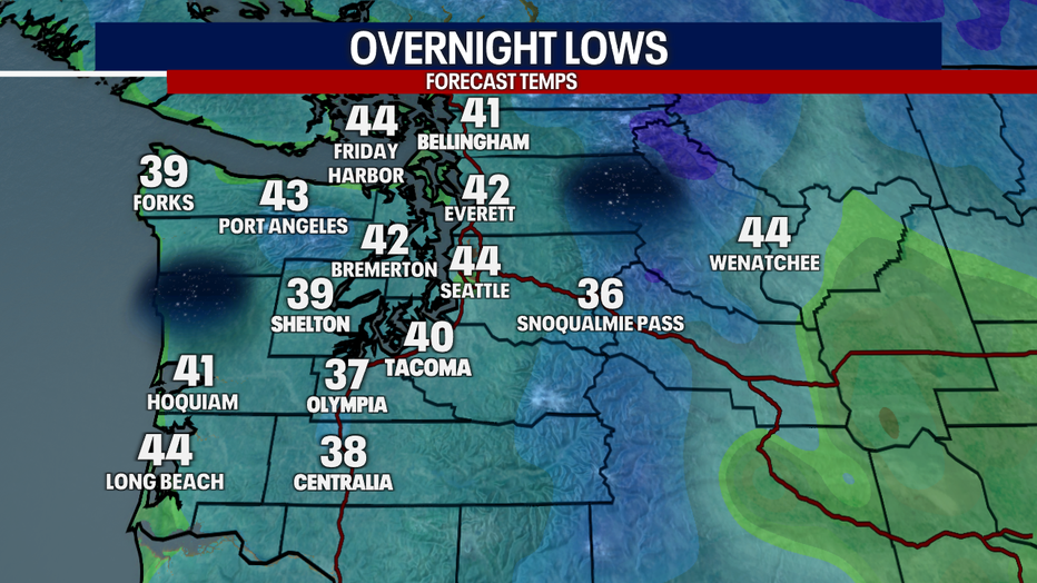 Tonight's Lows