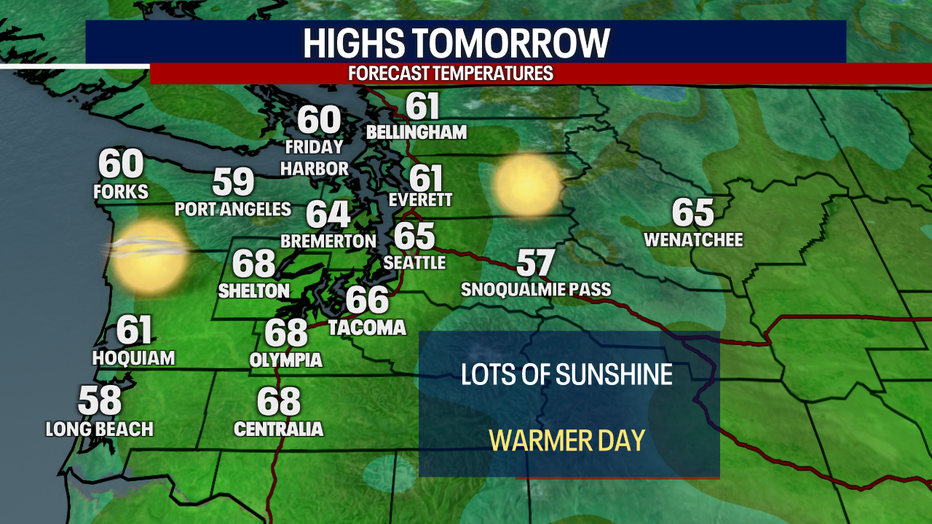 Tomorrow's Highs