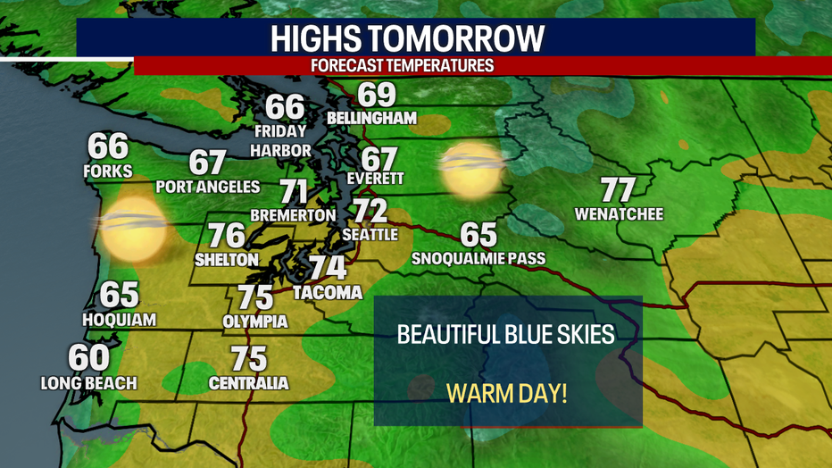 Tomorrow's Highs