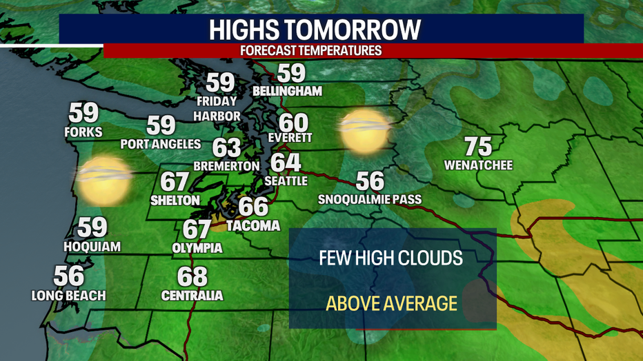 Tomorrow's Highs