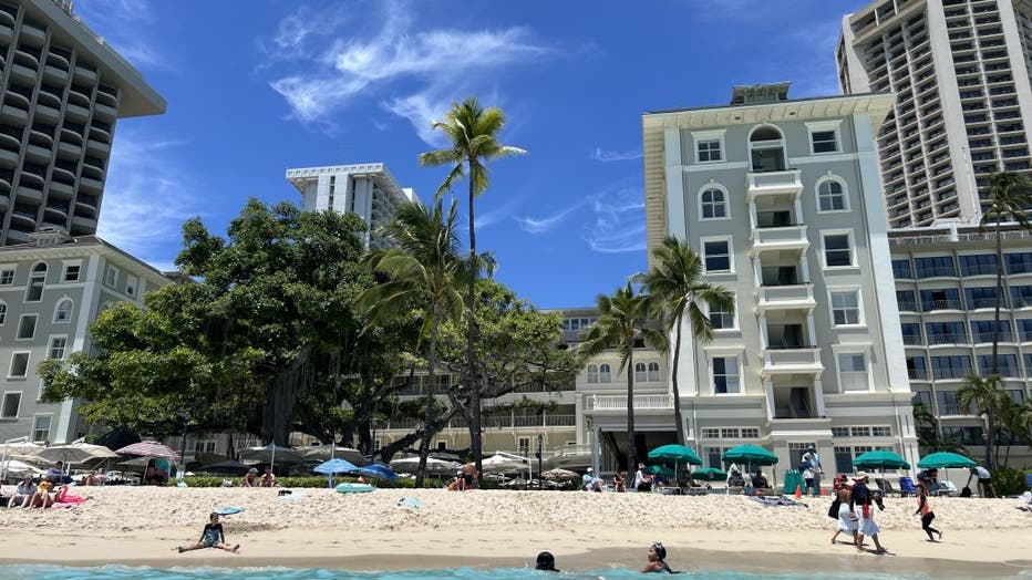 In a first-of-its kind move, Hawaii lawmakers are ready to hike a tax imposed on travelers staying in hotels, vacation rentals and other short-term accommodations and earmark the new money for programs to cope with a warming planet. State leaders say they’ll use the funds for projects like replenishing sand on eroding beaches, helping homeowners install hurricane clips on their roofs and removing invasive grasses like those that fueled the deadly wildfire that destroyed Lahaina two years ago. A bill scheduled for House and Senate votes on Wednesday would add an additional 0.75% to the daily room rate tax starting Jan. 1. It’s all but certain to pass given Democrats hold supermajorities in both chambers and party leaders have agreed on the measure. Gov. Josh Green has said he would sign it into law. Officials estimate the increase would generate $100 million in new revenue annually. 