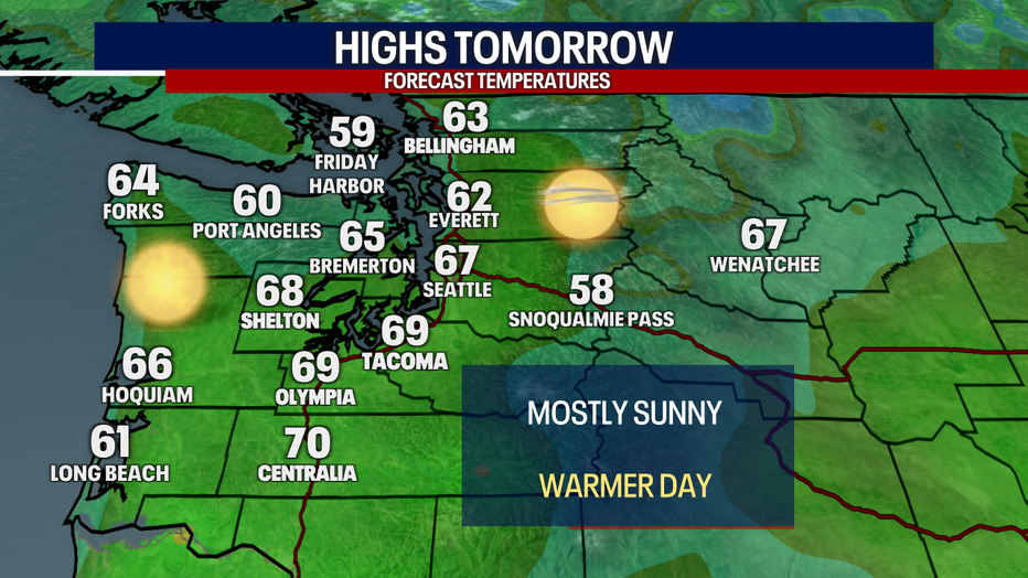 Tomorrow's Highs