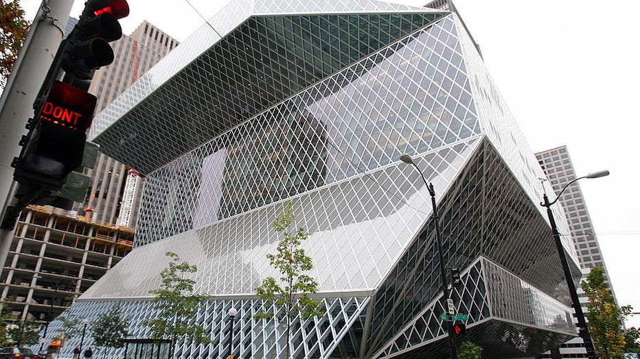seattle public library photo