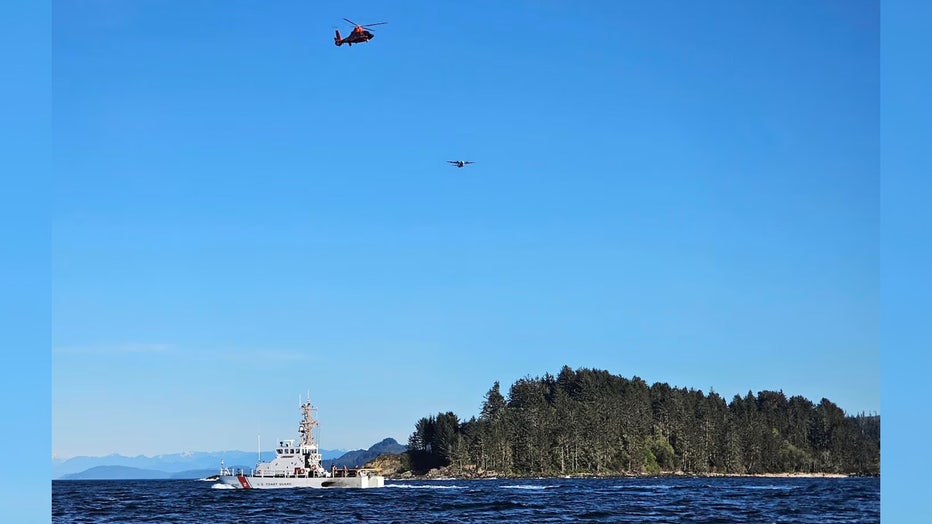 The U.S. Coast Guard suspended the search for two overdue boaters after discovering the group's capsized boat off Neah Bay. One of the boaters was recovered dead Thursday afternoon; the other two remain missing. All three were residents of Snohomish County, Washington.
