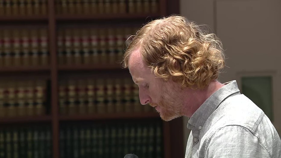 Abe Hudson at Chase Jones' sentencing