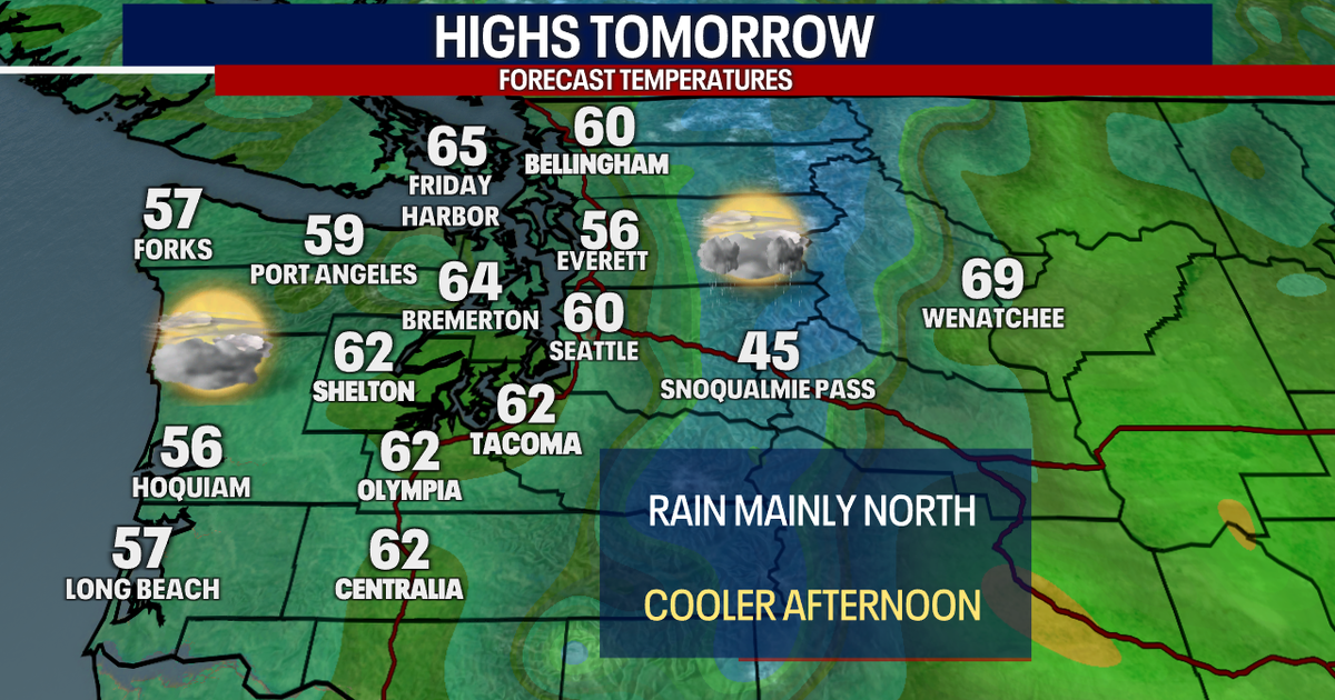 Showers possible in Seattle into Wednesday | FOX 13 Seattle