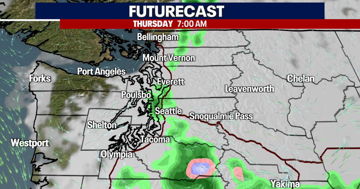 A few early sprinkles to afternoon sunbreaks | FOX 13 Seattle
