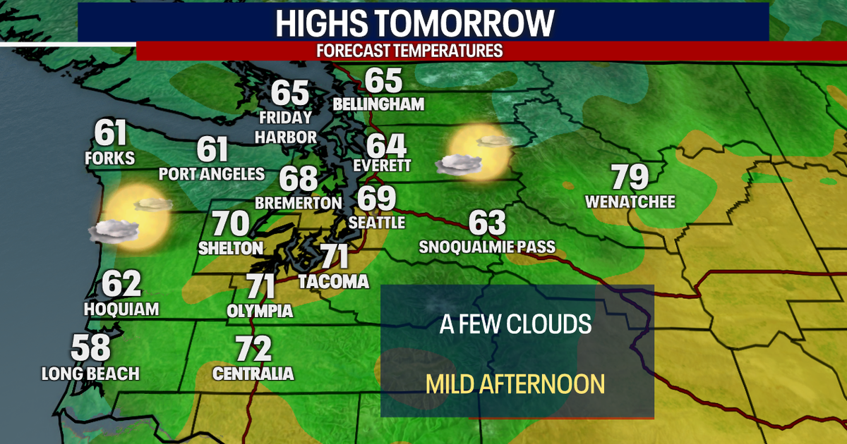 Warmer temperatures and sunshine Friday in Seattle | FOX 13 Seattle
