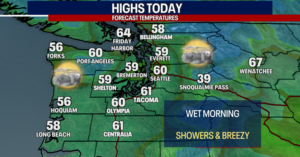 Showers return early week, drier weather ahead | FOX 13 Seattle