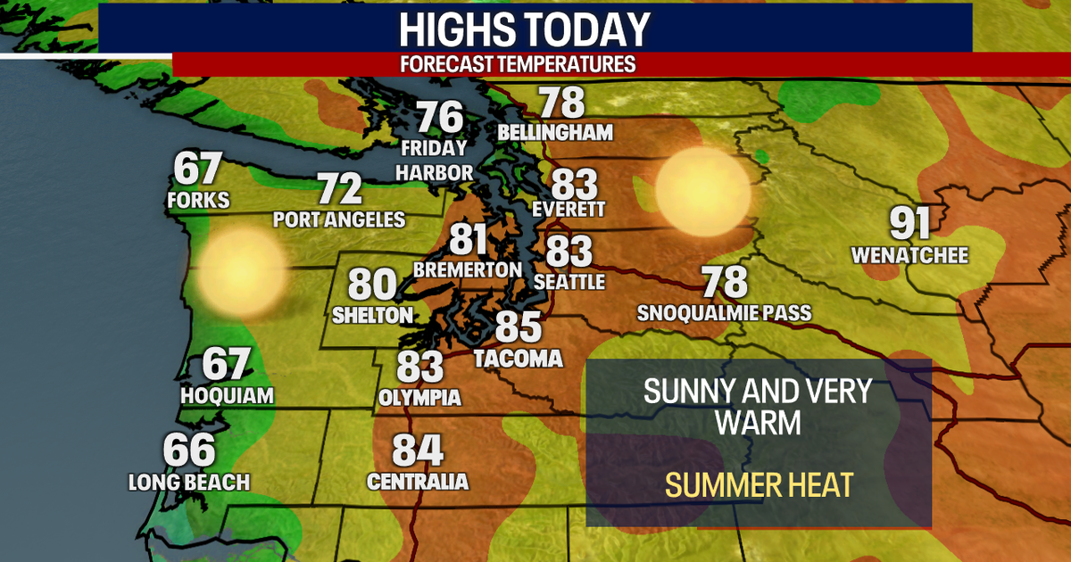 Seattle's warmest day of the year, how hot will it get? | FOX 13 Seattle