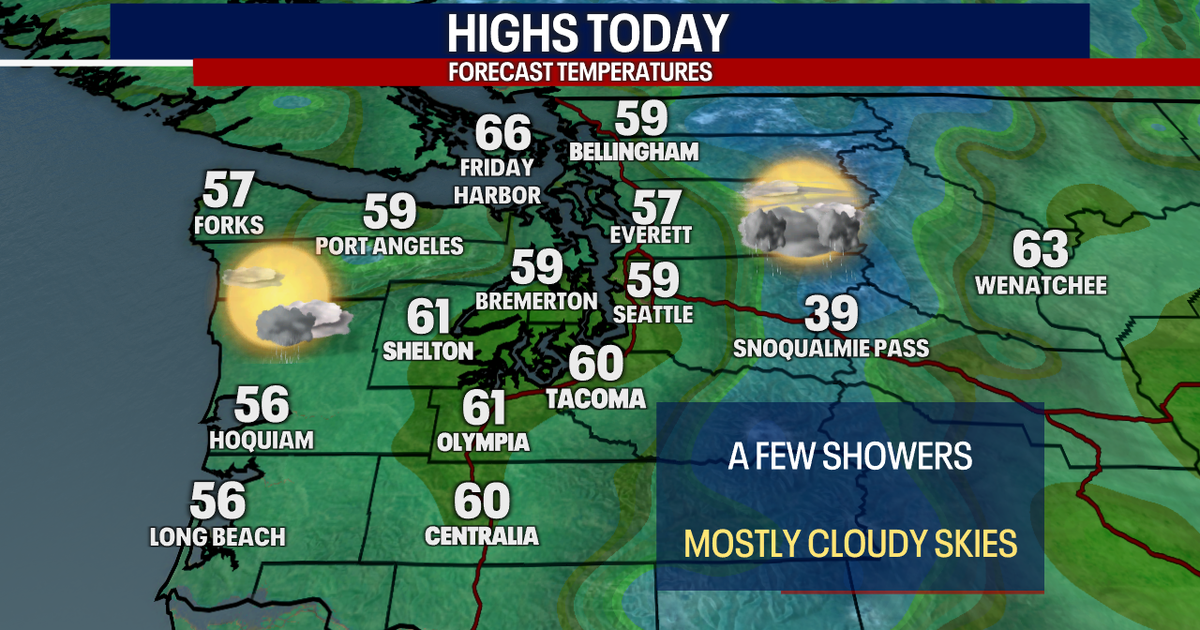 Soggy weather at times in Seattle through Tuesday | FOX 13 Seattle