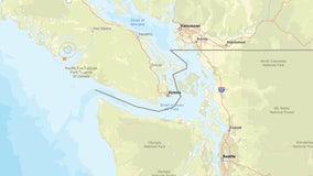 3.3 magnitude earthquake strikes near Vancouver Island