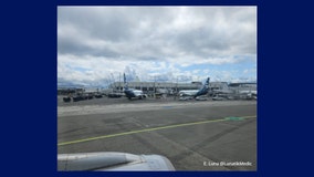 2 Alaska Airlines planes clip wings at Sea-Tac Airport