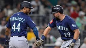 Seattle Mariners hit three homers, Logan Evans sharp in 5-1 win over Padres