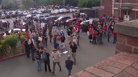 'It's a class war': Hundreds rally over Tacoma Public Schools budget, staff cuts