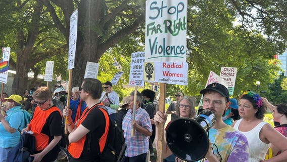 Seattle police make arrests at counterprotest to 'Mayday USA' event in Capitol Hill