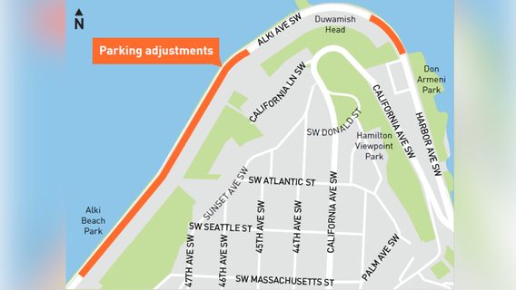 Parking adjustments coming to West Seattle's Alki Beach