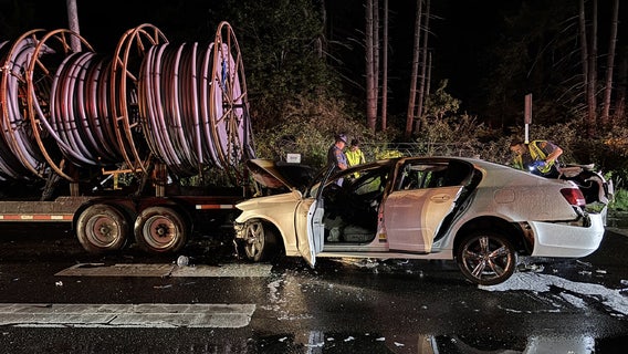 Driver suspected of DUI arrested after crash injures construction worker in Spanaway, WA